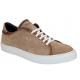 Duca Di Matiste "Cremona" Beige Genuine Italian Suede Leather Sneakers.